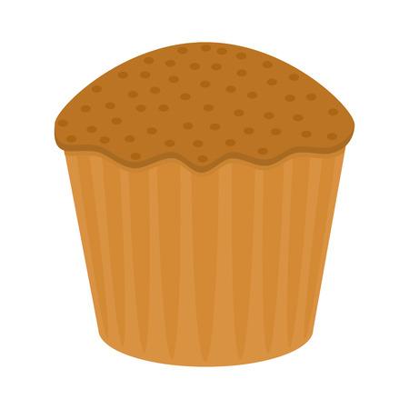 sweet cake in flat styleの写真素材