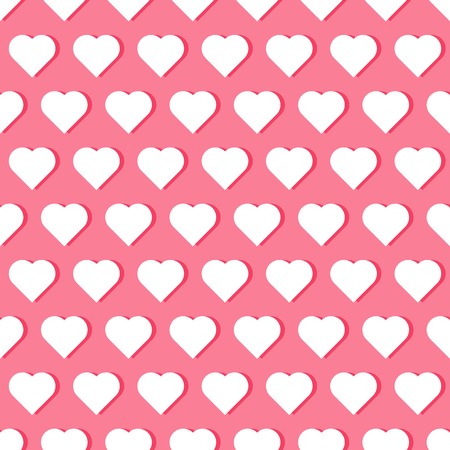 Seamless pattren with hearts, maiden vector backgroundのイラスト素材