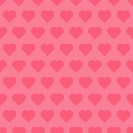 Seamless pattren with hearts, maiden vector background
