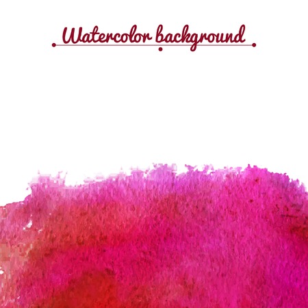 Watercolor vector background with space for textのイラスト素材