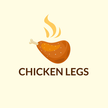 Chiken logo, vector illustrationのイラスト素材