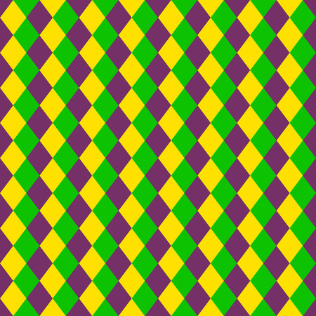 Mardi Gras seamless patternのイラスト素材