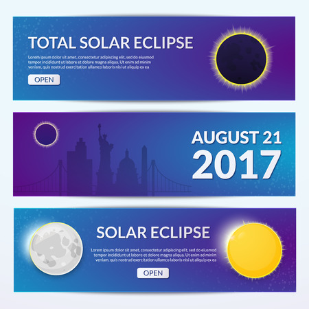 Eclipce vector illustrationのイラスト素材