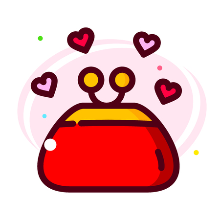 Valentines Day, vector illustrationのイラスト素材