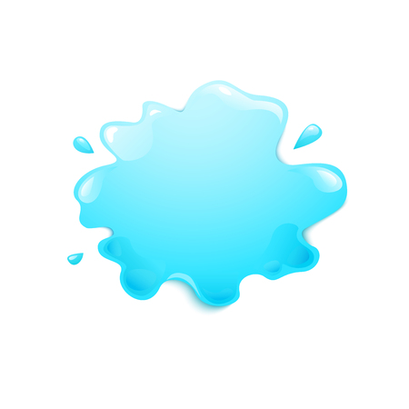 Blue spot, vector illustrationのイラスト素材