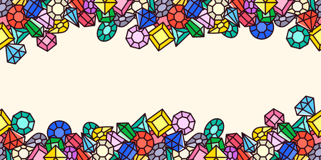 Jewels vector backgroundのイラスト素材