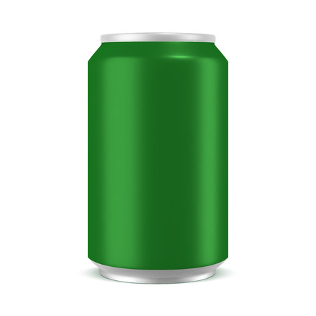 Aluminum can mockup vector illustrationの写真素材