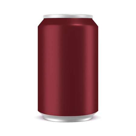 Aluminum can mockup vector illustrationの写真素材