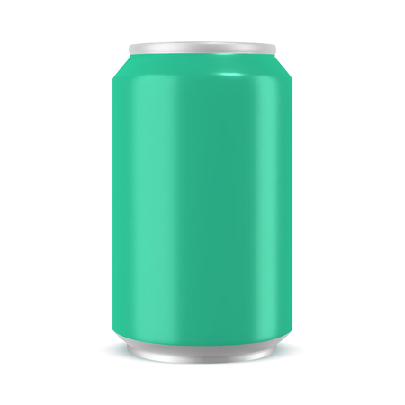 Aluminum can mockup vector illustrationの写真素材