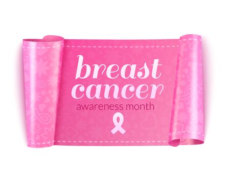 Breast Cancer vector illustrationのイラスト素材