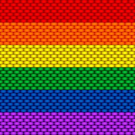 rainbow flag backgroundのイラスト素材