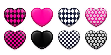 Badges for youth subculture Emo. Vector illustrationのイラスト素材