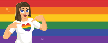 Horizontal bannerのイラスト素材