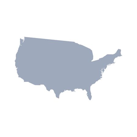 graphic vector of united states mapのイラスト素材