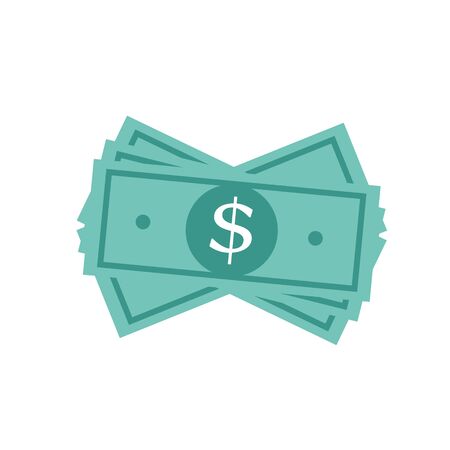 dollar money cash icon, cash register, money payment, dollar sign - Vector illustrationの写真素材