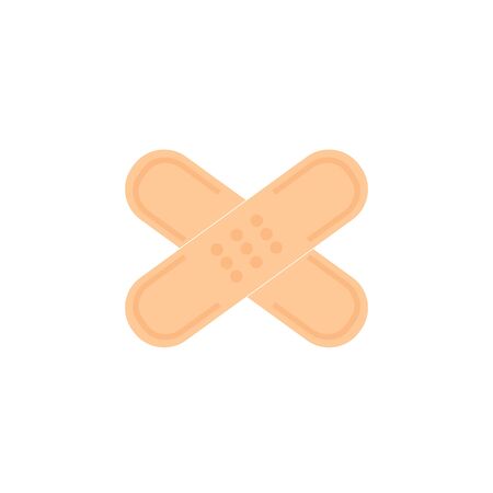 Medical plaster vector icon. filled flat sign for mobile concept and web design. Adhesive bandage glyph icon. Symbol, logo illustration. Pixel perfect vector graphics - Vector illustrationの写真素材