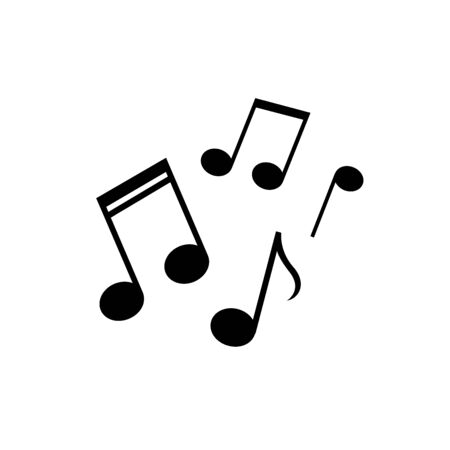 Note Music Icon Vector Designの写真素材
