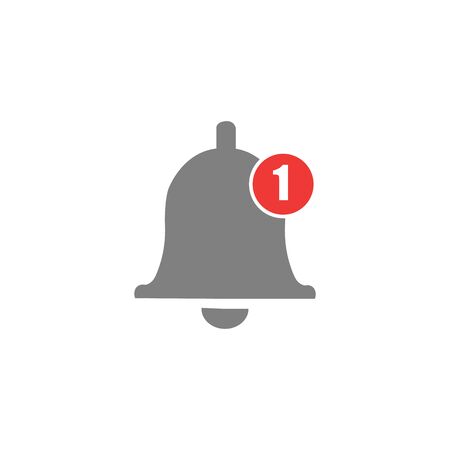 Message bell icon. Doorbell icons for apps  , alert ringing or subscriber alarm symbol, channel messaging reminders bells - Vector illustrationの写真素材
