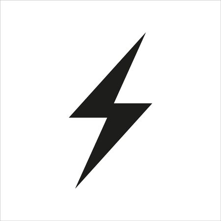 Flash icon symbol simple design on whiteのイラスト素材