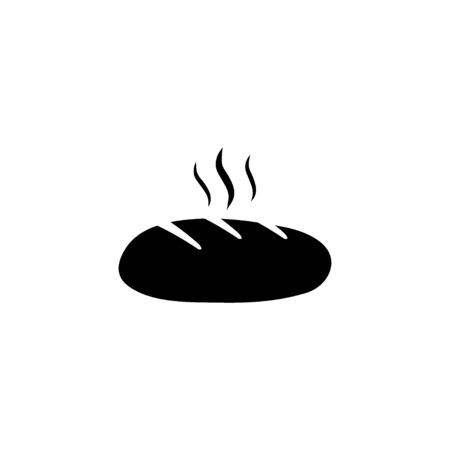 Bread on white backgroundのイラスト素材
