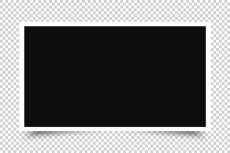 Vector Photo frame mockup design iconのイラスト素材