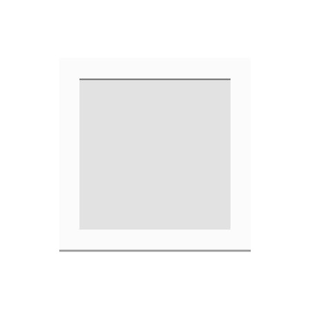 white blank square picture frame isolated on white background. vector illustration.のイラスト素材