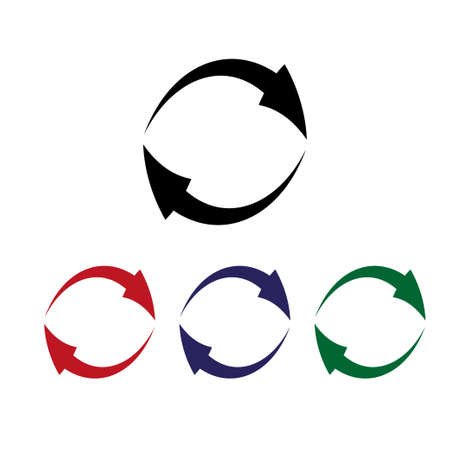 Refresh icon vector. reloadのイラスト素材