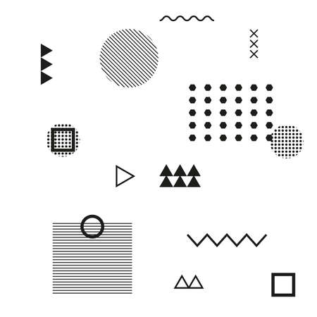 Geometric seamless pattern. Stylish trendy fabric. Modern abstract wallpaper.のイラスト素材