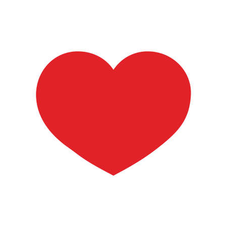 Heart - Stock Vector image on white backのイラスト素材