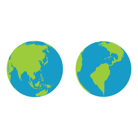 world planet earth icon vector illustration design template - vector eps10のイラスト素材