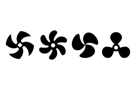 Fan icon vector. propeller illustration sign. fan symbol or logo.のイラスト素材