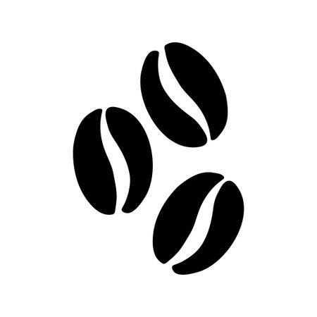 Coffee beans icon vector. coffee beans illustration sign. coffee symbol.のイラスト素材