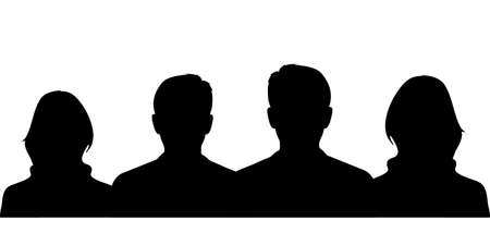 team, icon vector, people solid illustration, pictogram isolated on whiteのイラスト素材