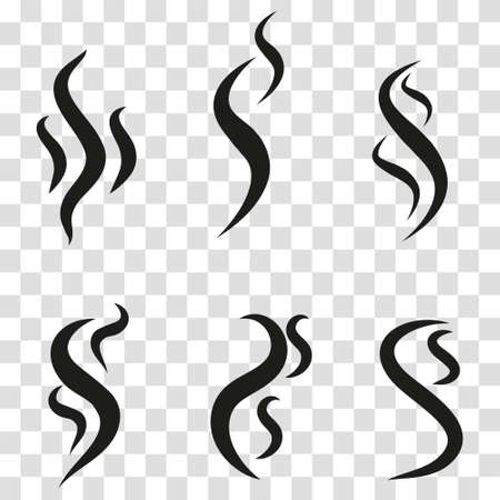 Vector smoke set special effects template.のイラスト素材