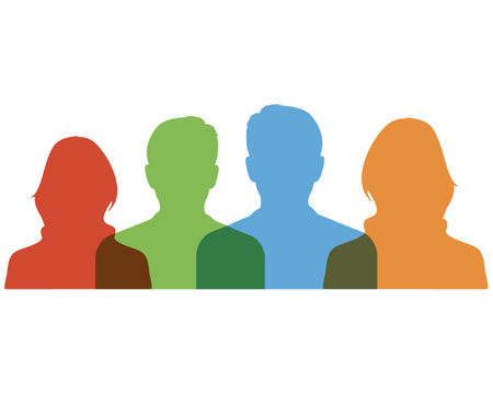 squad icon in different style vector illustration.のイラスト素材