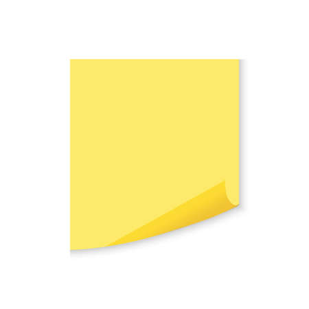 stick note isolated with shadow. Vector illustration.のイラスト素材