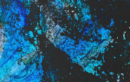 Volumetric abstract grunge background. Dirty cracked 3d rendering colorful surfaceの写真素材