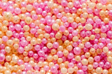 Bright background of colorful ballsの写真素材