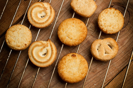 Butter cookiesの写真素材