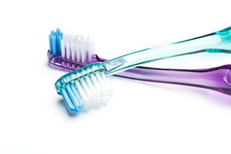 Two toothbrushesの写真素材