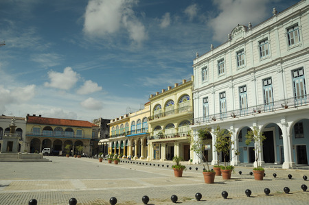 Havana,Cuba,June 2013  Cuban people on Havana Plaza Viejaのeditorial素材