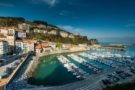 Euskadi, Ondarroa, beautiful fishing village of Cantabric Sea. Spainの写真素材