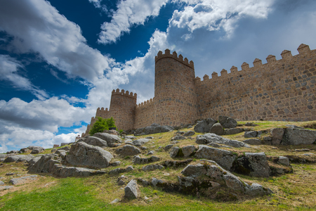 Legendary medieval town of Avila,Spainのeditorial素材