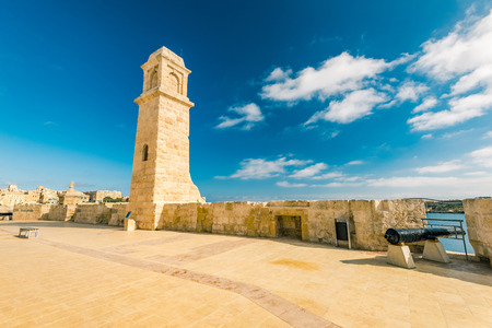 Fortifications in Birgu, Malta.のeditorial素材