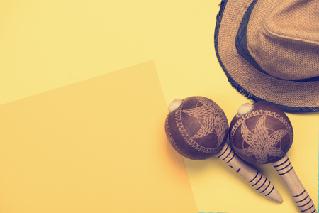 Exotic vacation conceptual, border background.