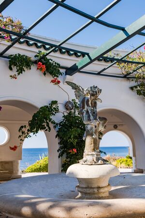 Kalithea Springs Therme Beautiful Typical Greek  Interior, Rhodes,Greece.の写真素材