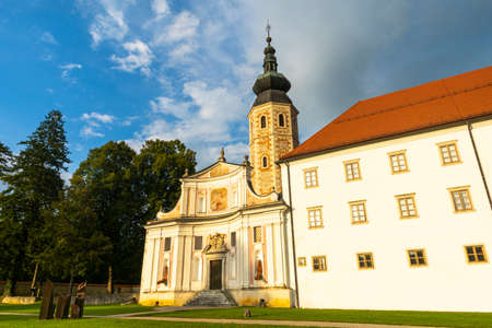 Kostanjevica Castle - Bozidar Jakac Gallery in Slovenia.のeditorial素材