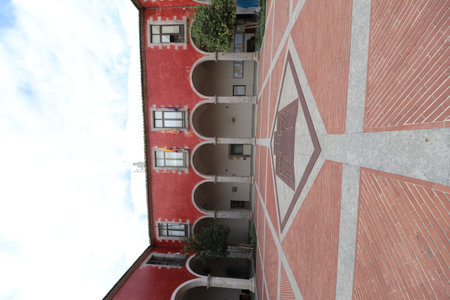 CastellÃ³ d'EmpÃºries City Council, in the EmpordÃ , Costa Bravaの写真素材