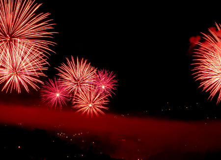 Fireworks displayの写真素材