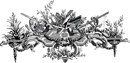 floral design elements のイラスト素材